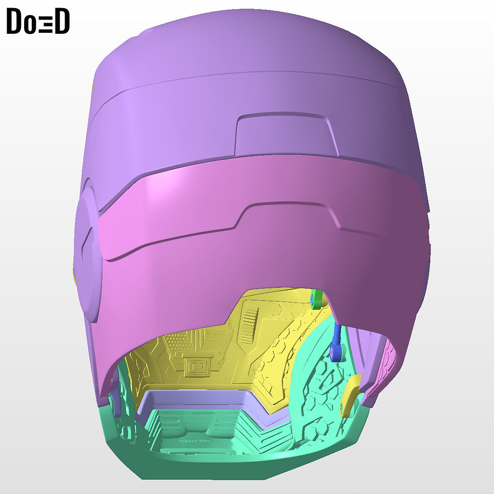 Thumbnail: Iron Man Mark IV MK 4 Helmet Only | 3D Printable Model #GV44