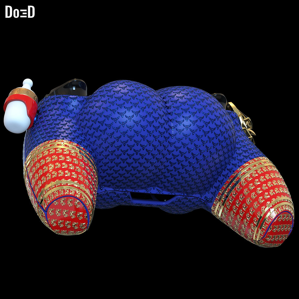 Thumbnail: Homelander PS5 Cheeky Controller Case Cover The Boys 3D Printable Model STL #HC4