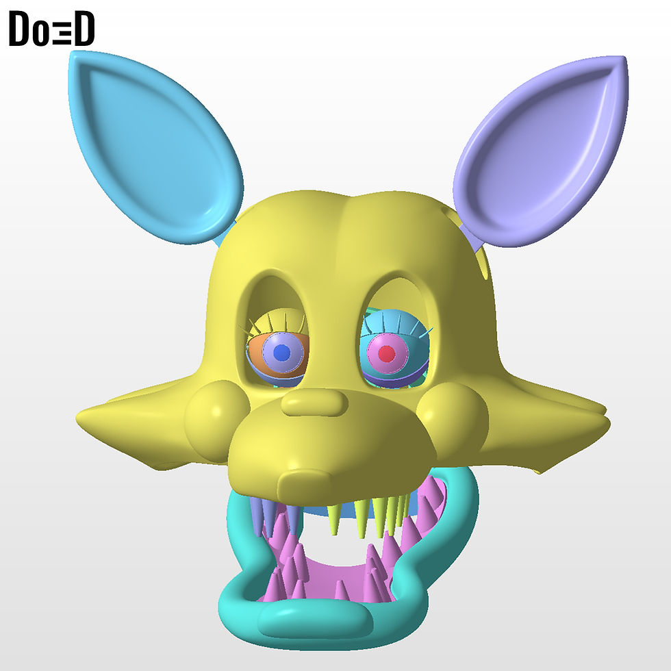 Thumbnail: Mangle Toy Foxy Five Nights At Freddy's 2 FNAF | 3D Printable Model #FF225