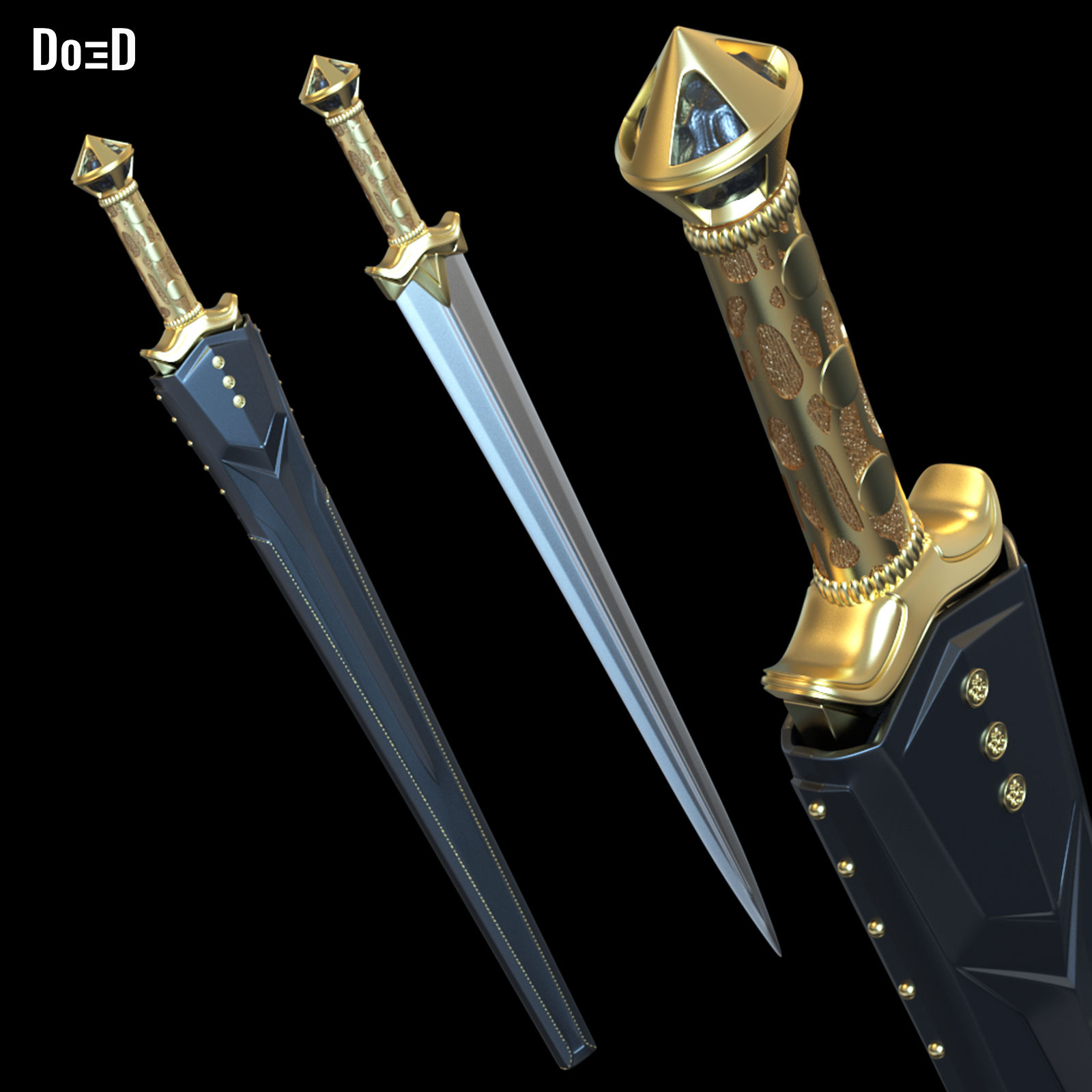 Agamemnon Sword | 3D Printable Model STL Files #AT11