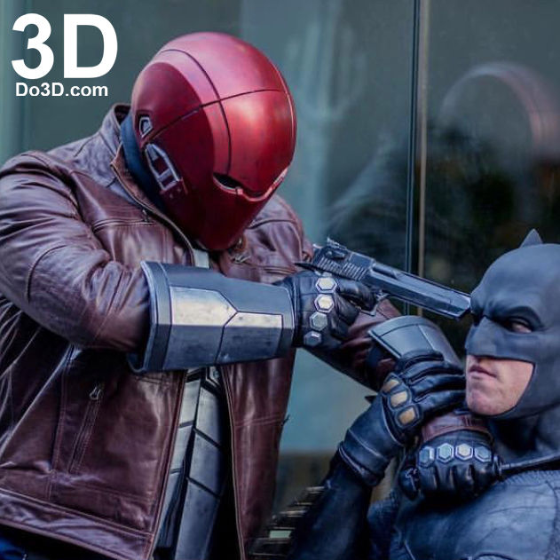 Thumbnail: Red Hood Injustice 2 Helmet Cowl | 3D Model Project #2712