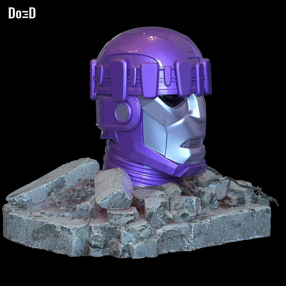 Thumbnail: Sentinel Head Life-size Statue Helmet Avengers Doomsday 3D Printable Model #SD9