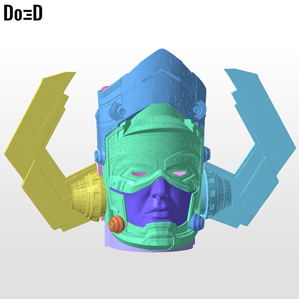 Thumbnail: Galactus Fantastic Four Helmet | 3D Printable Model STL File #GFF32