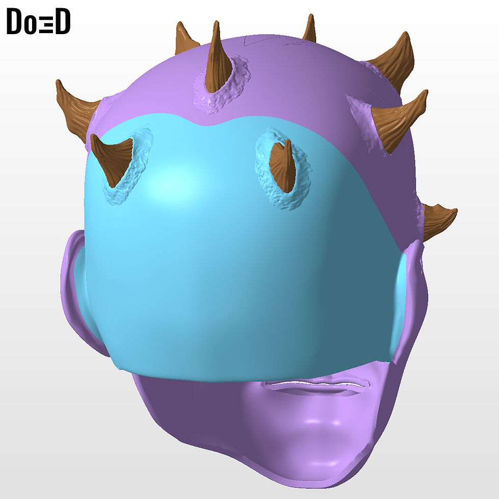 Thumbnail: Darth Maul Classic Helmet Star Wars | 3D Printable Model Print STL File #DM3719
