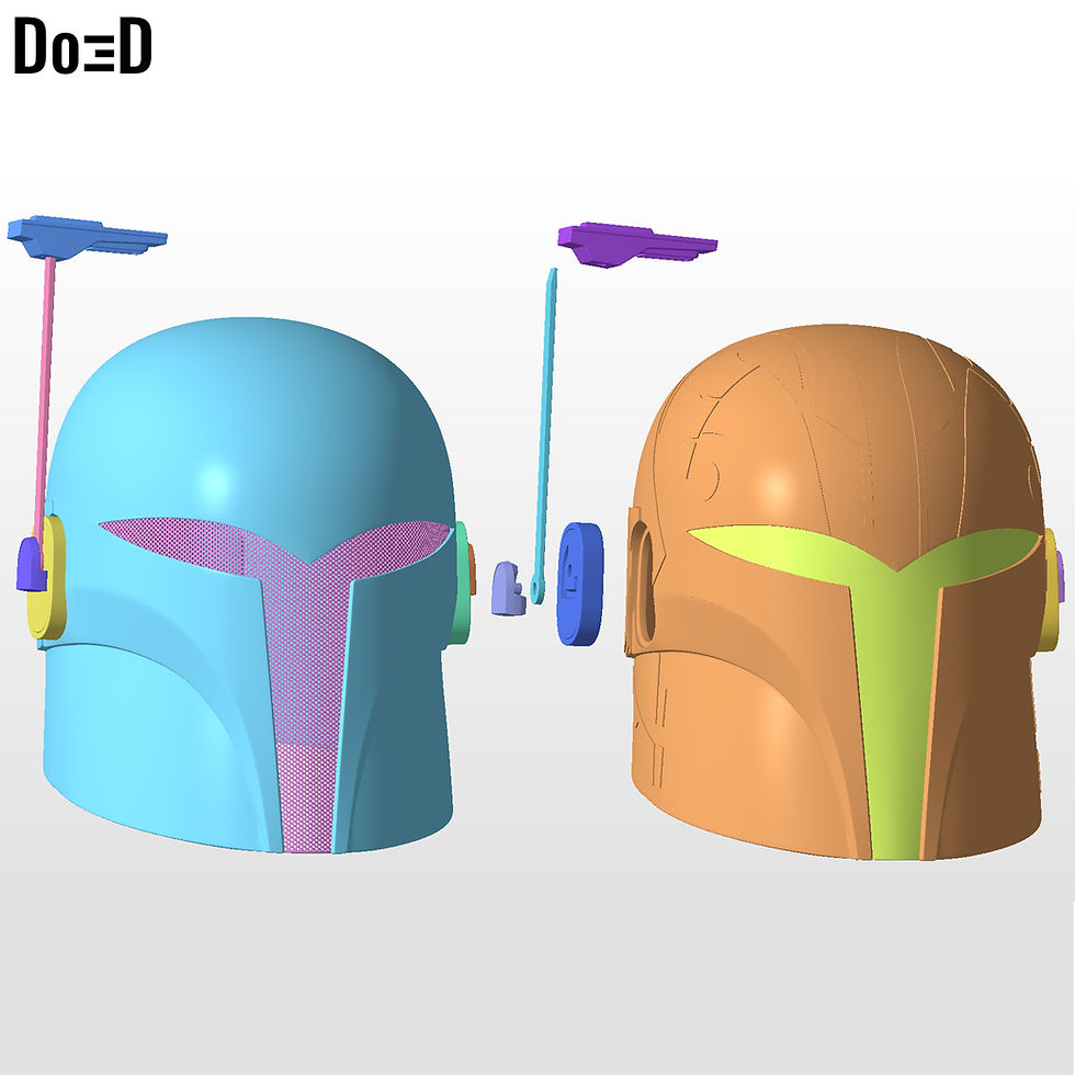 Thumbnail: Sabine Wren Complete Pack Helmet + Armors + Lightsaber) 3D Printable Model #6G92