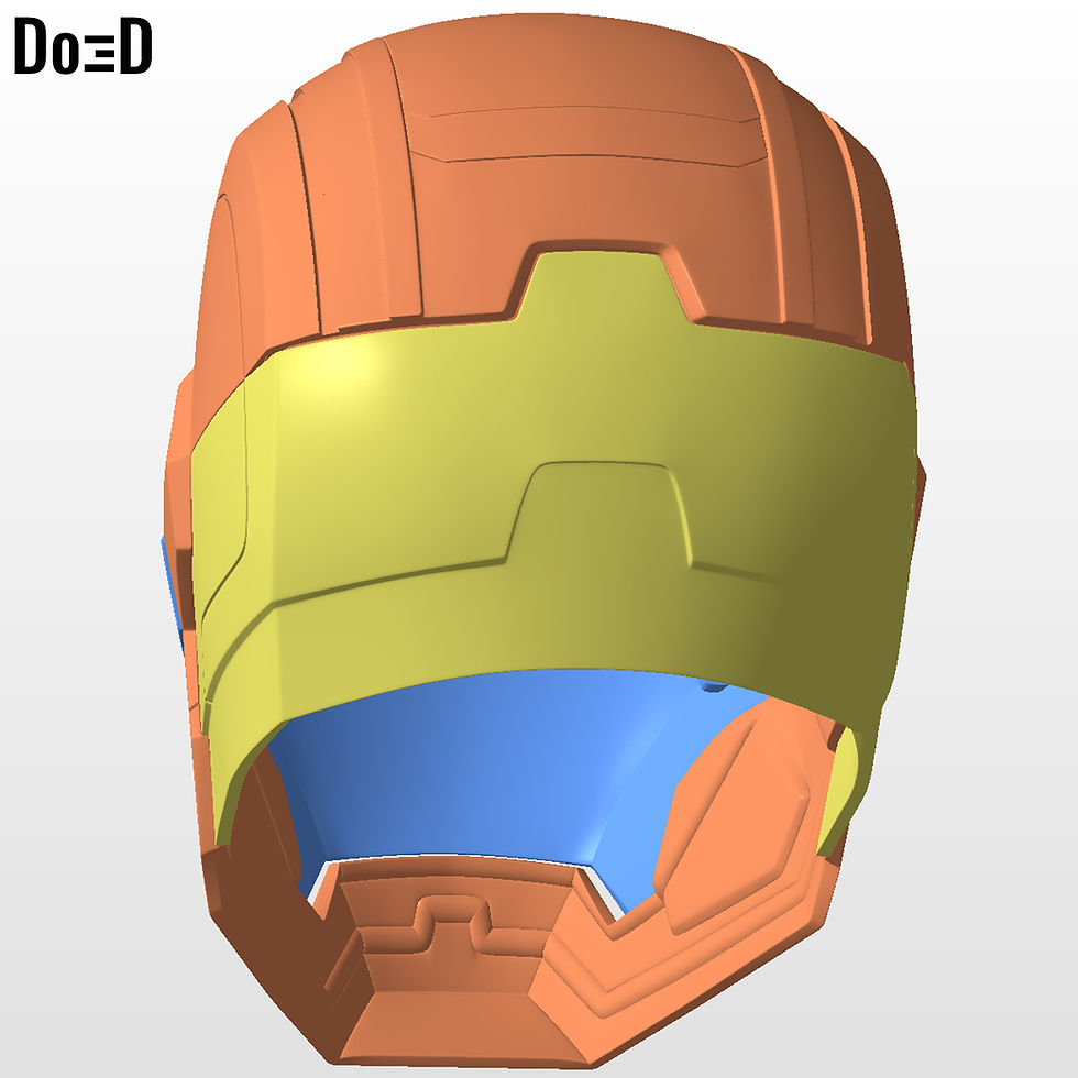 Thumbnail: Iron Man Patriot Helmet | 3D Printable Model #IMC2