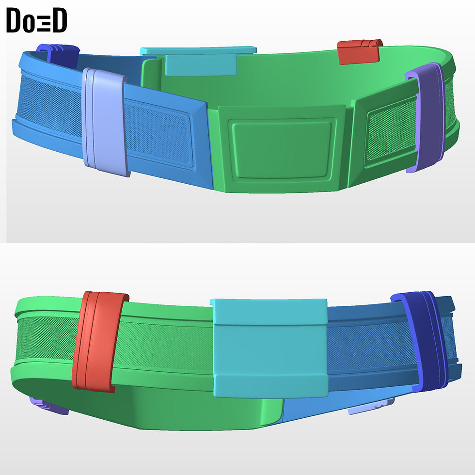 Thumbnail: Superman 2025 Full Suit Chest Forearm Belt Boots | 3D Print Model #SL19