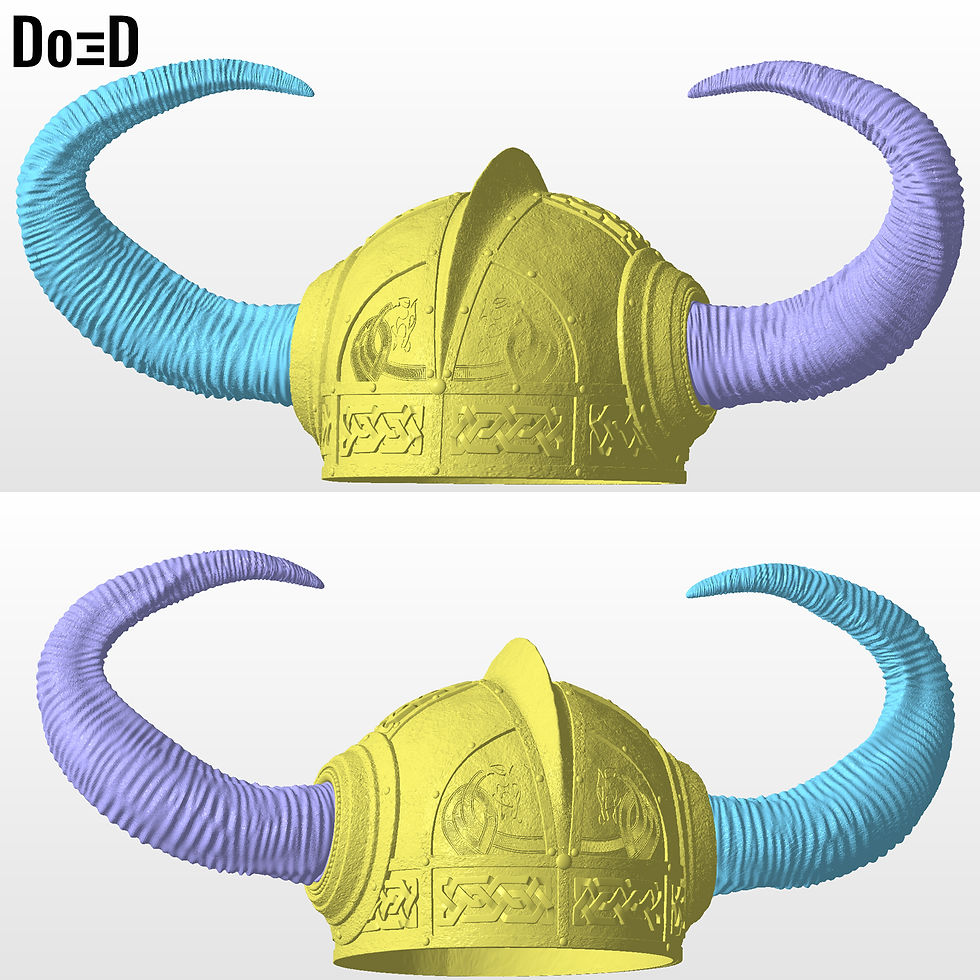 Thumbnail: Stoick Hiccup Helmet 2025 How to Train Your Dragon 3D Printable Model STL  #H261