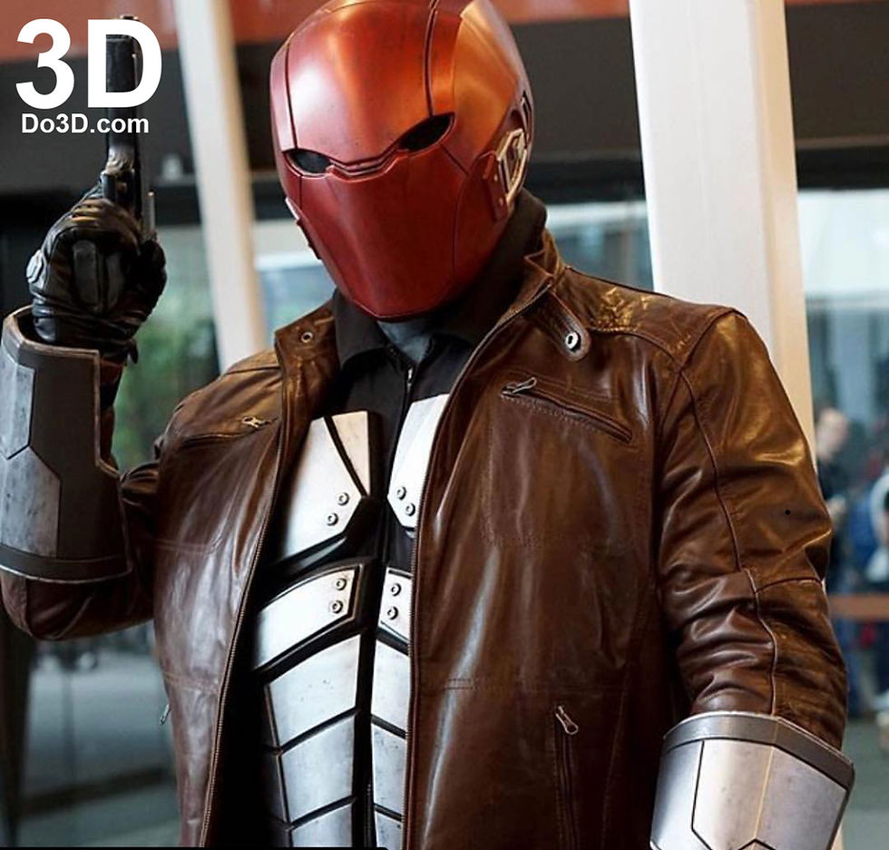 Thumbnail: Red Hood Injustice 2 Helmet Cowl | 3D Model Project #2712