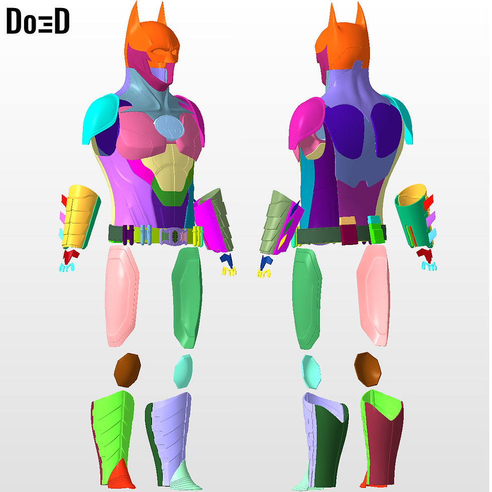 Thumbnail: Batman Full Body Armors Michael Keaton The Flash 2023 3D Printable Model STL #2K