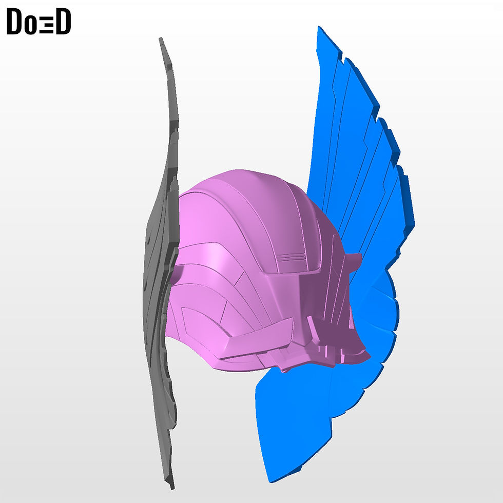 Thumbnail: Thor Classic Helmet 2011 Original OG | 3D Printable Model STL File #390