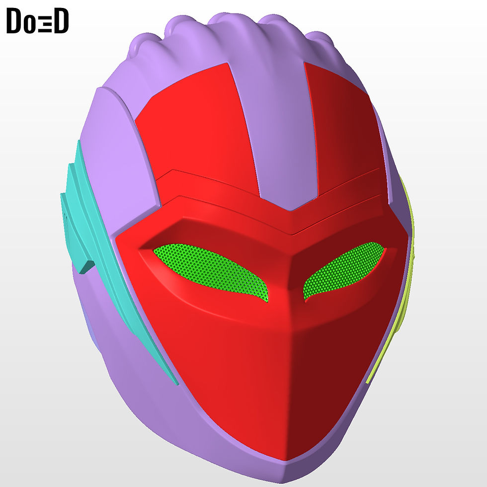 Thumbnail: IronHeart Helmet Black Panther Wakanda Forever 3D Printable Model STL File #H53