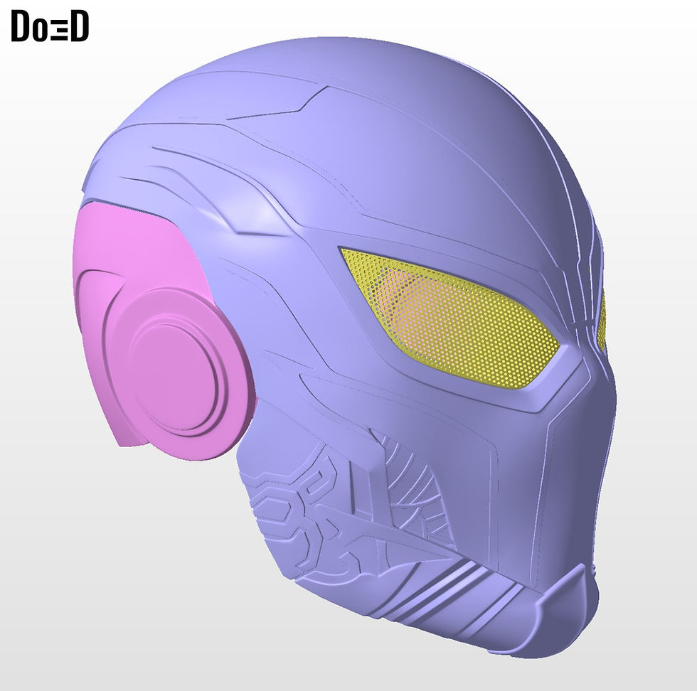 Thumbnail: X Beetle 003 Spider-Man Variant Helmet | 3D Printable Model STL File #XB003