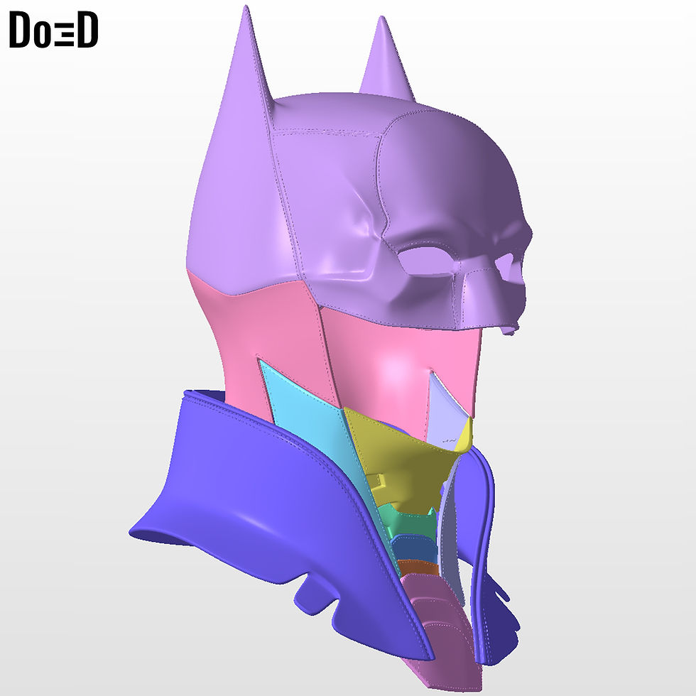 Thumbnail: The Batman 2022 Batsuit Upper Body Armors | 3D Printable Model STL File #B21