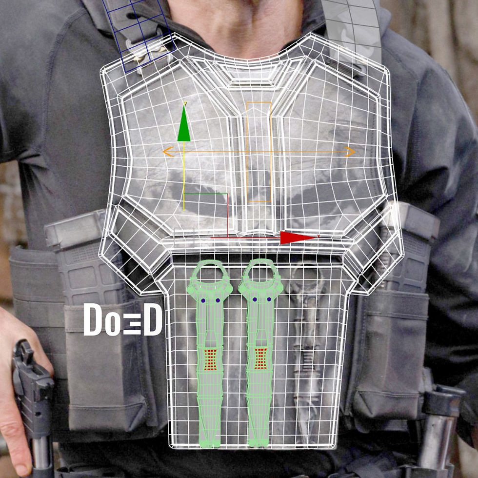 Thumbnail: The Punisher Suit/Vest, Belt & Pouches Brand New Day 3D Printable Model STL #TP7