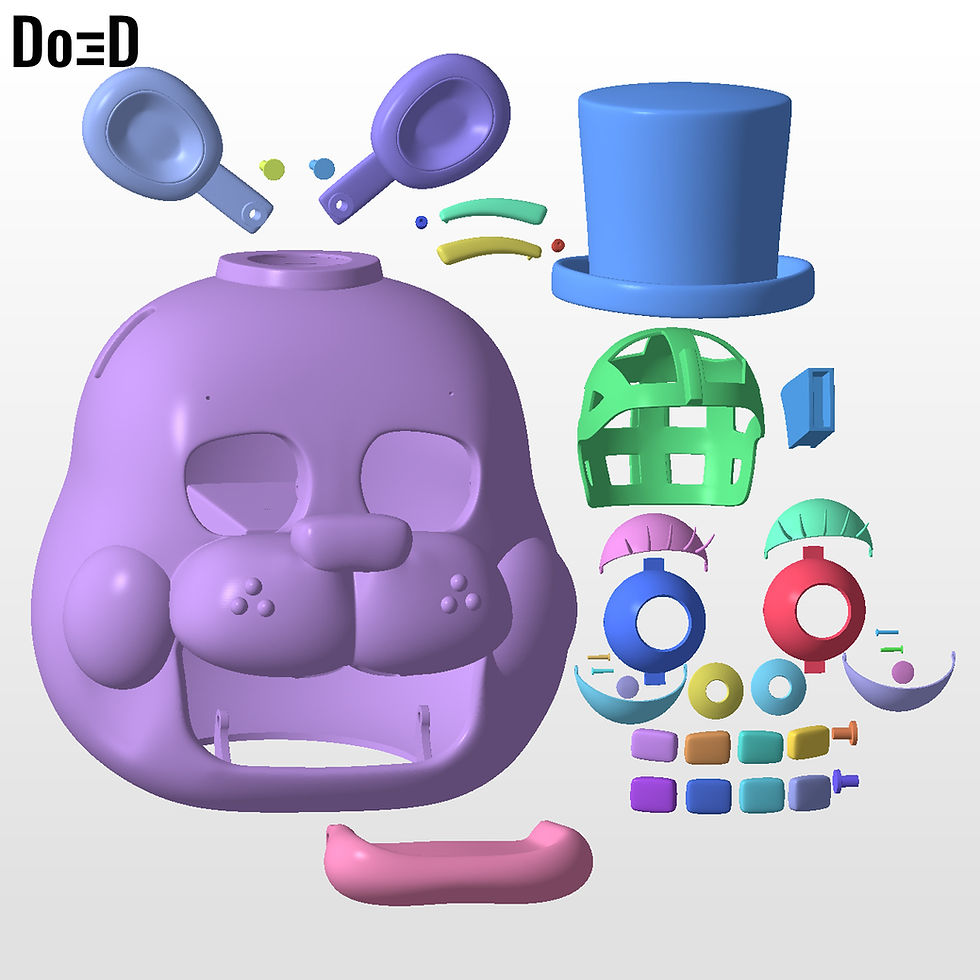 Thumbnail: Toy Freddy Fazbear Five Nights At Freddy's 2 FNAF | 3D Printable Model #FN25
