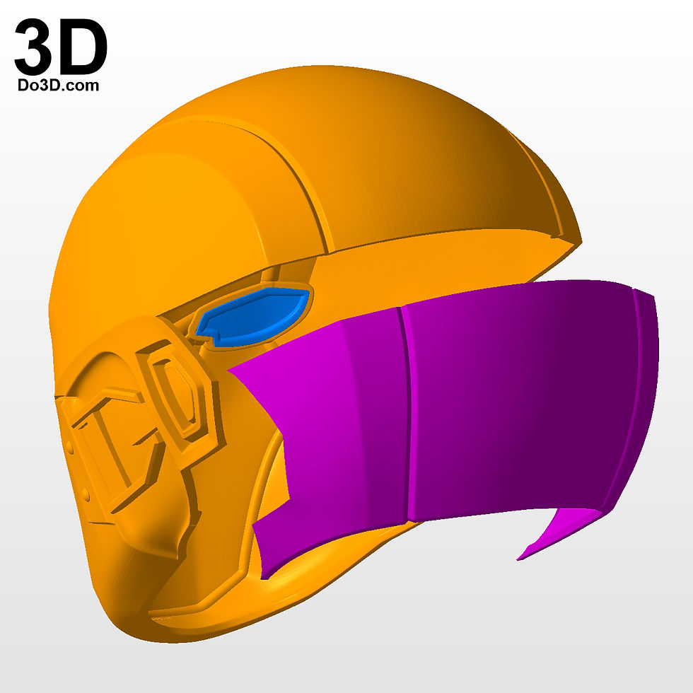 Thumbnail: Red Hood Injustice 2 Helmet Cowl | 3D Model Project #2712