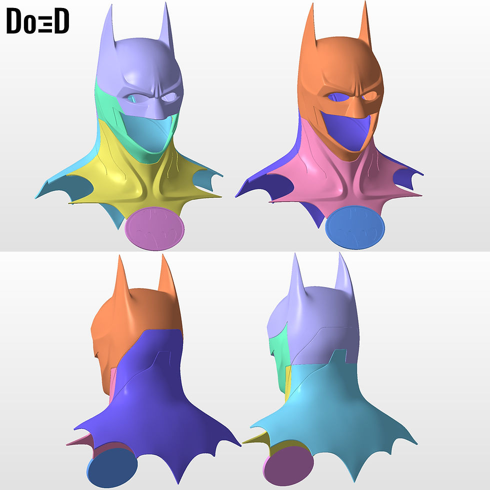 Thumbnail: Batman Full Body Armors Michael Keaton The Flash 2023 3D Printable Model STL #2K