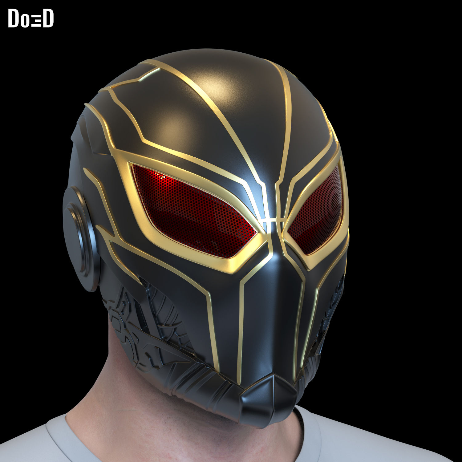 X Beetle 003 Spider-Man Variant Helmet | 3D Printable Model STL File #XB003