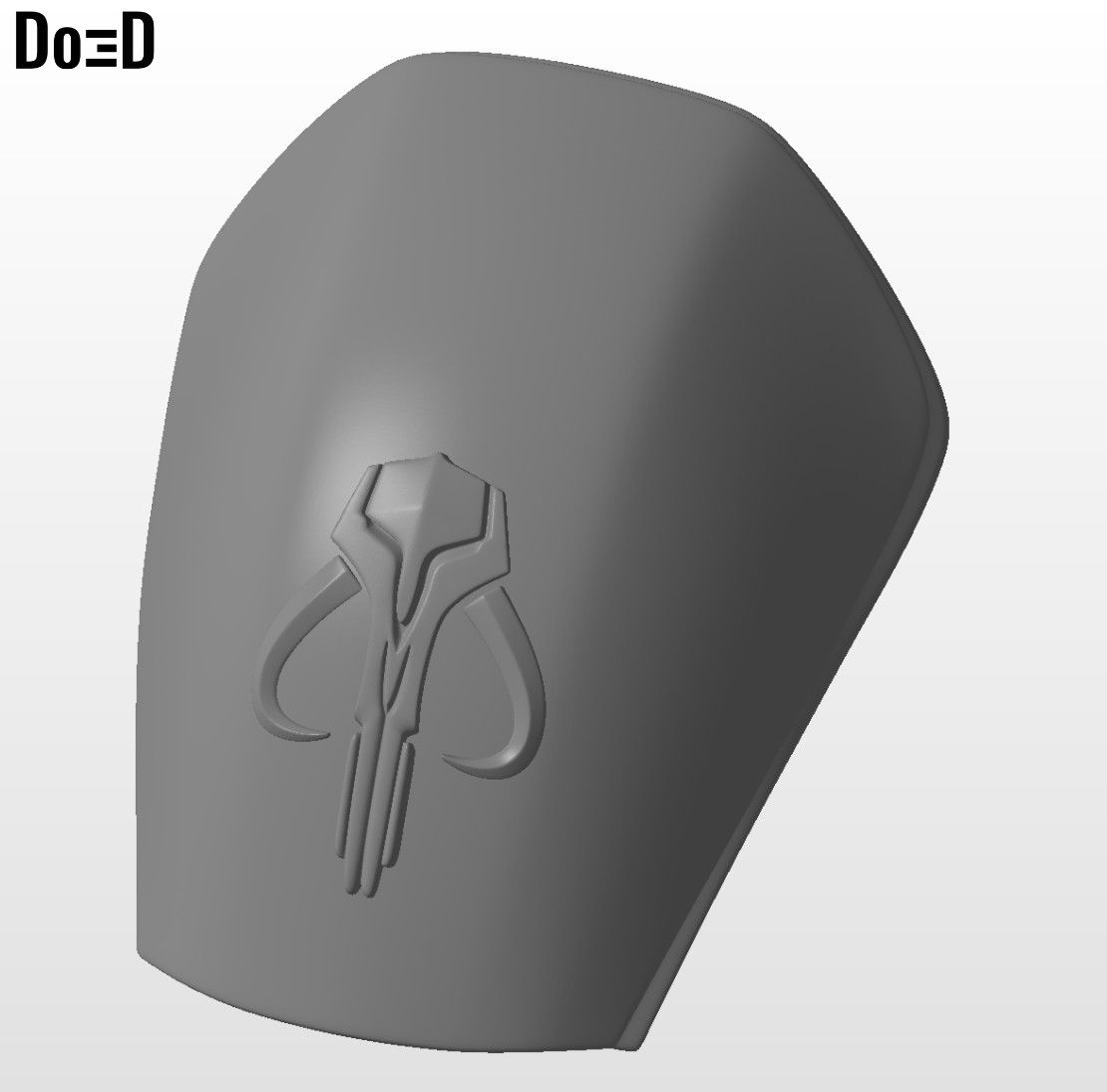 Bo Katan Mandalorian Shoulder Armor Mythosaur Sigil 3D Printable File #B299