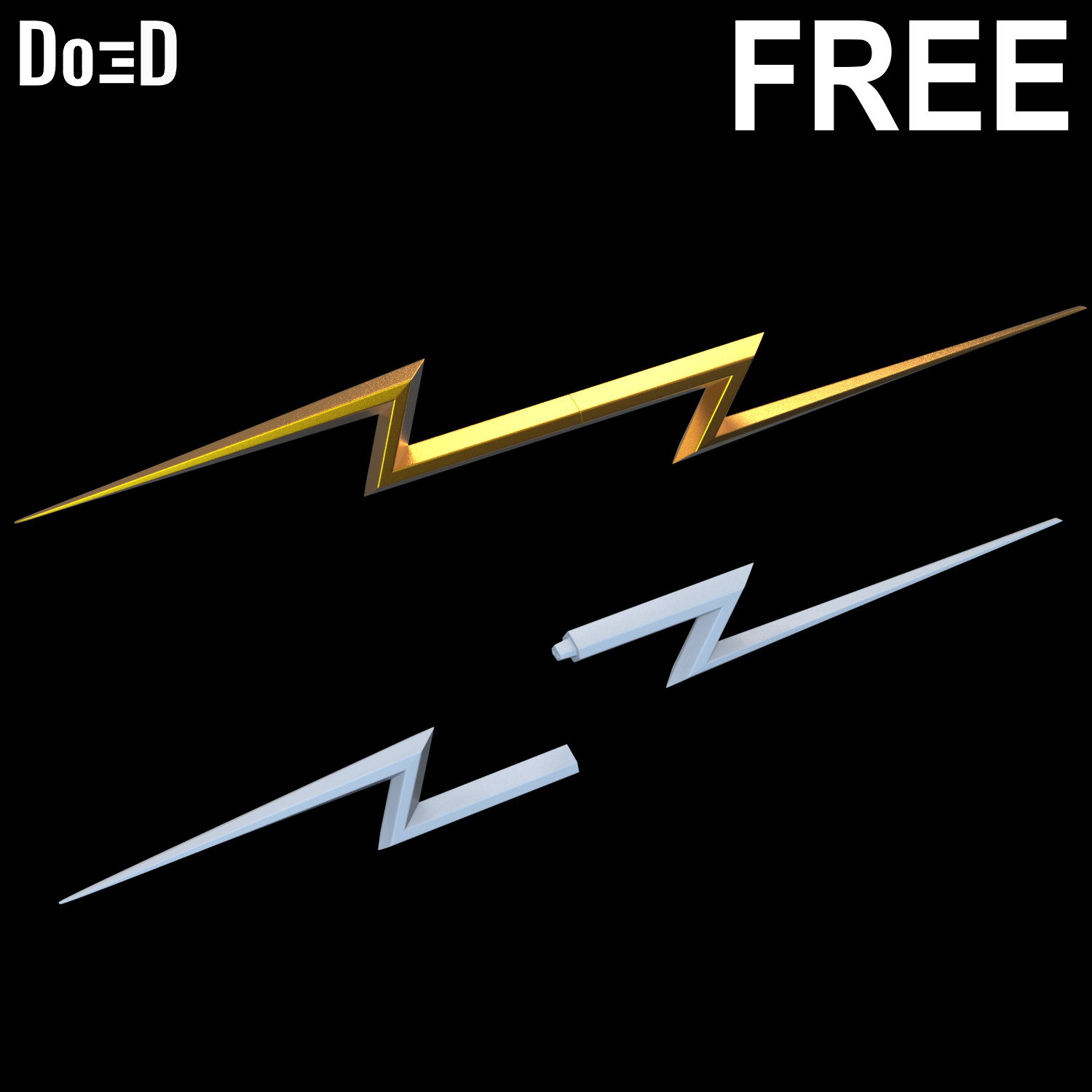 Zeus Thunderbolt from Thor Love and Thunder by Do3D 3D Printable Model STL
