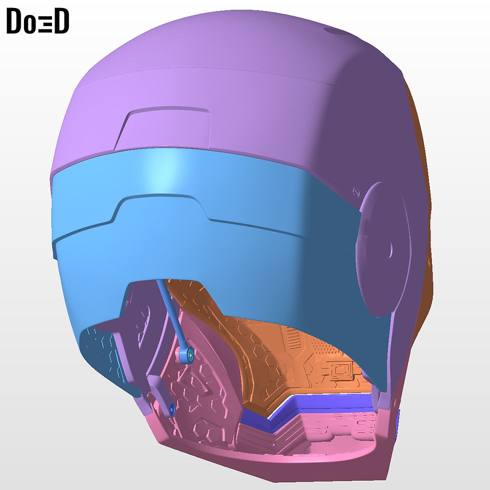 Thumbnail: Iron Man Mark III Helmet (MK 3) | 3D Printable File #N39