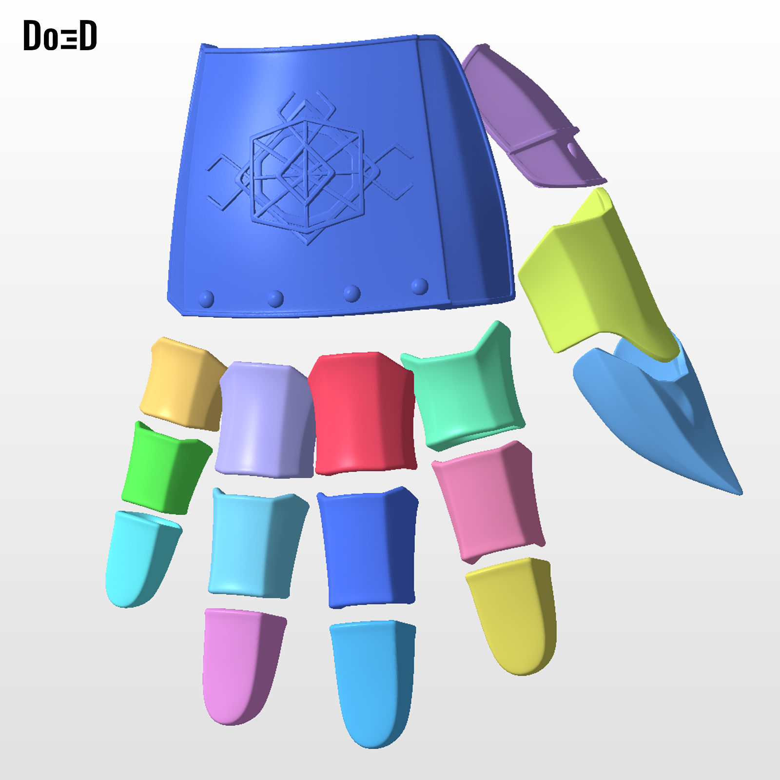 Glove Hand Armors Latverian Witch | 3D Printable Model STL File #LV103