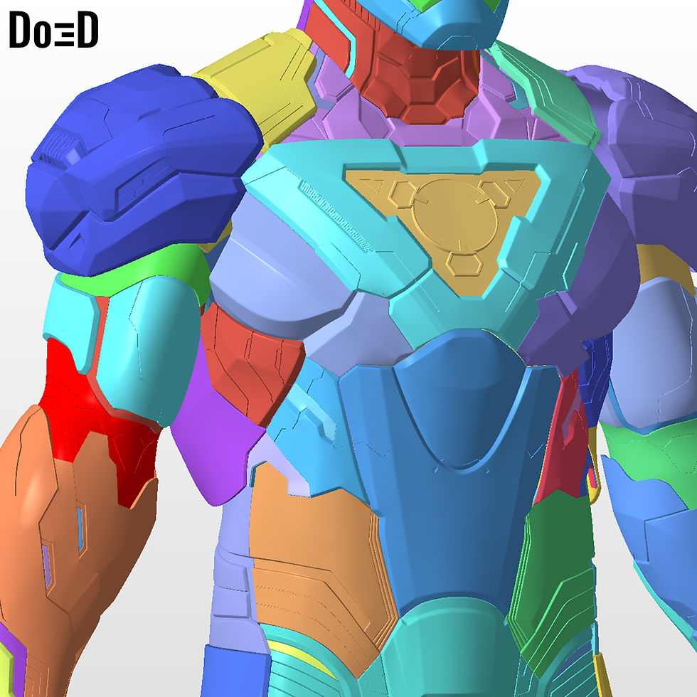 Thumbnail: Iron Man Armor Model 42 Rivals Cosplay Suit 3D Printable Model #IR42
