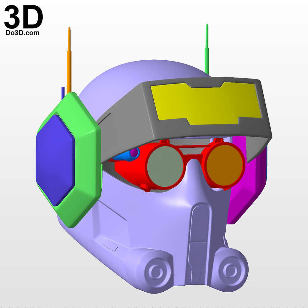 Thumbnail: Tech Bad Batch armor | 3D Printable Model #BBT1