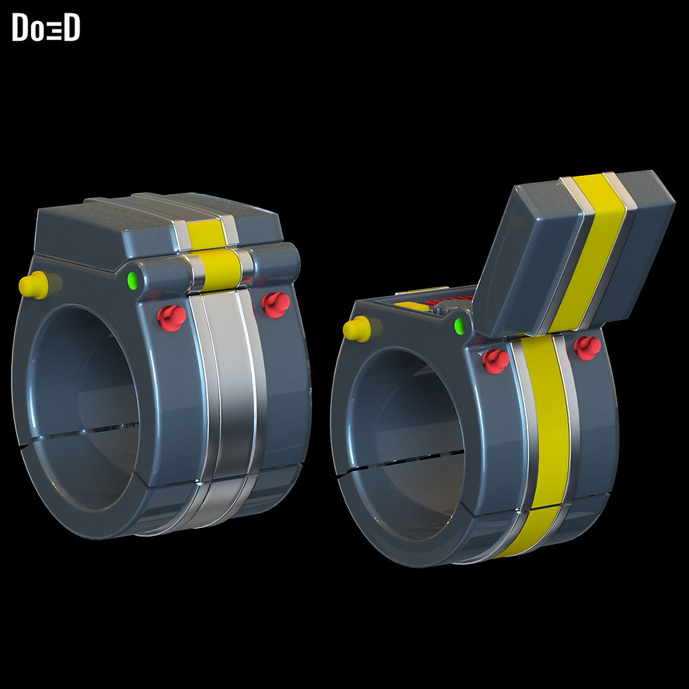 Thumbnail: Spider-Man 1978 Japan Spiderman Bracer Watch Webshooter 3D Printable Model #S986