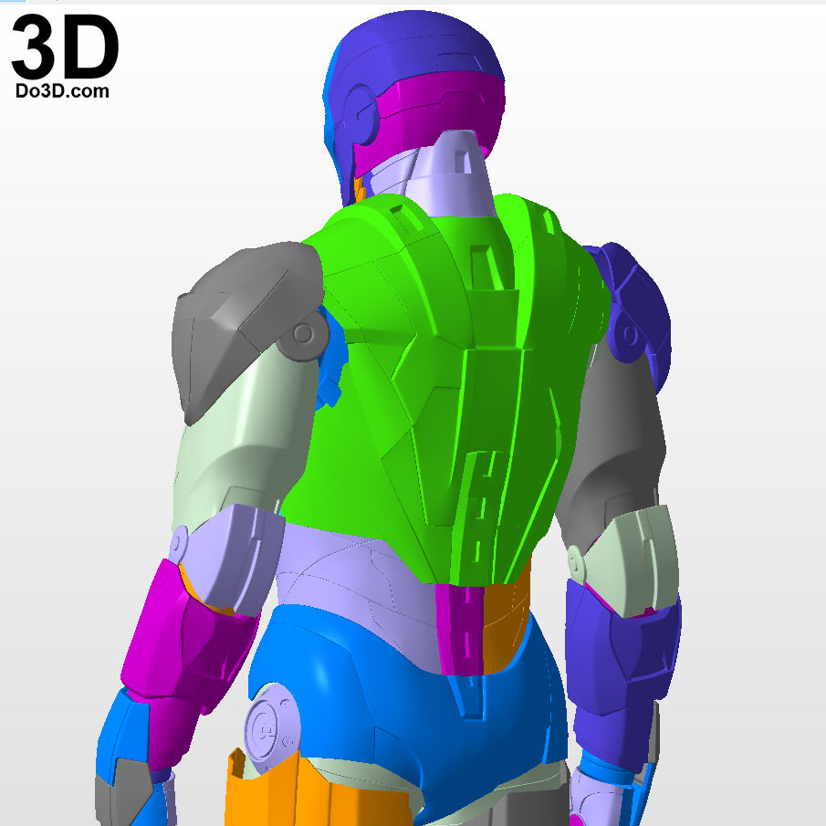 Thumbnail: Iron Man Mark IV MK 4 Armor Suit + Inner Chest Details 3D Printable Model #GV4