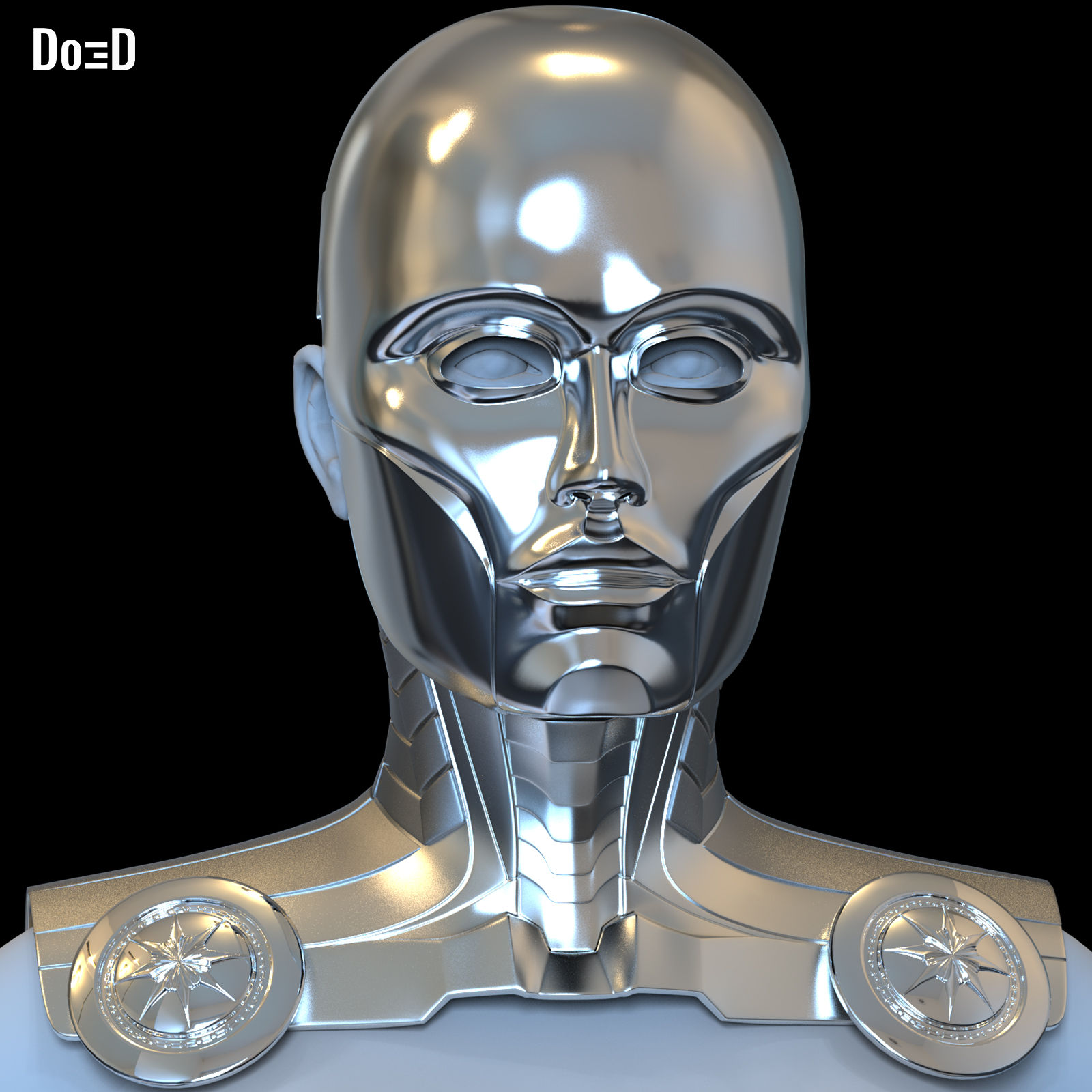 Latverian Witch Mask and Neck | 3D Printable Model #V1000