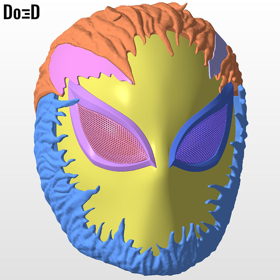 Thumbnail: Venomized Superior Spider-man Helmet Venom STL 3D Printable Model STL #VSS3
