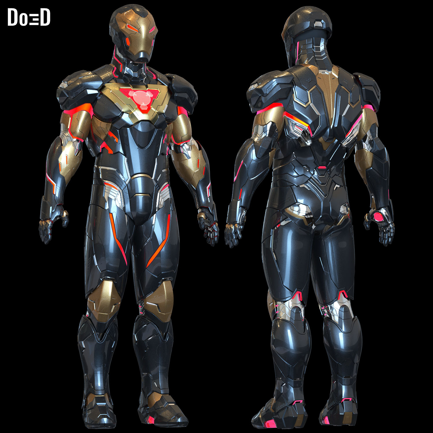 Iron Man Armor Model 42 Rivals Cosplay Suit 3D Printable Model #IR42