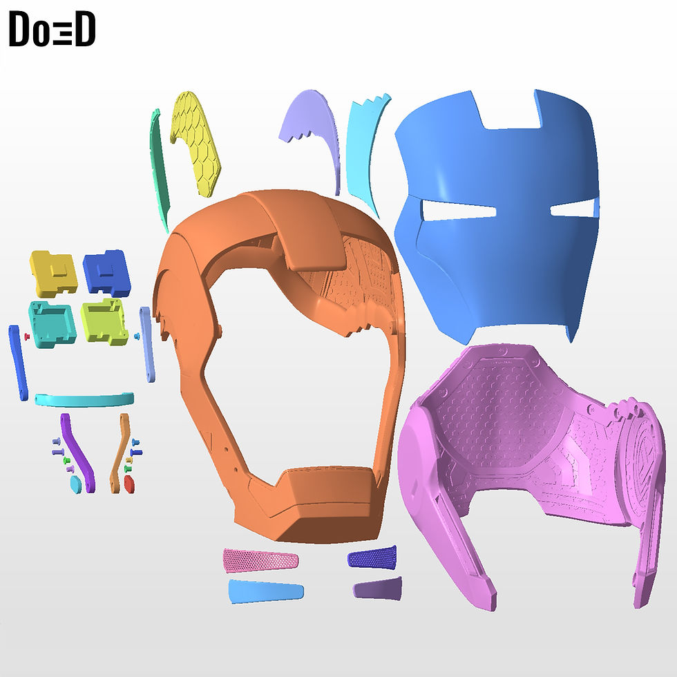 Thumbnail: Iron Man Mark XXXIX Gemini (MK 39) Full Body Armor | FREE 3D Printable Model