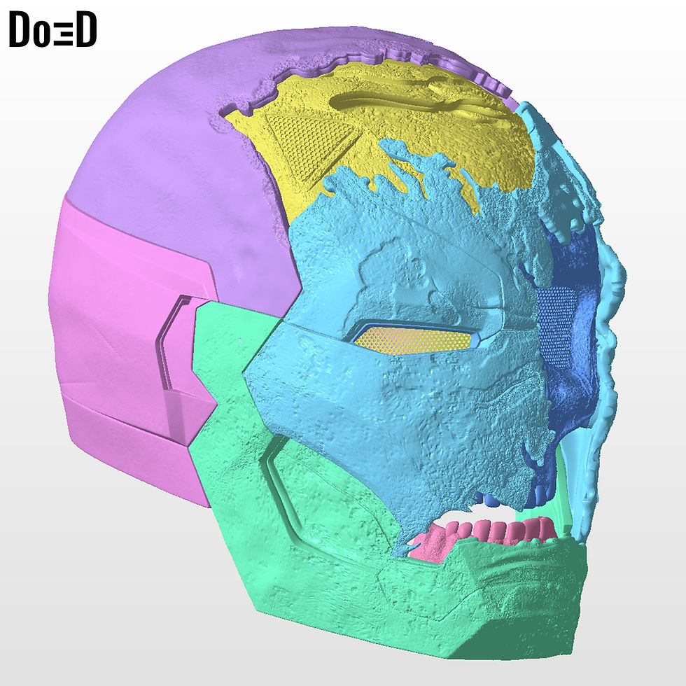 Thumbnail: Zombie Iron Man Mark 46 Spider-Man Far From Home Helmet | 3D Printable Model #IZ