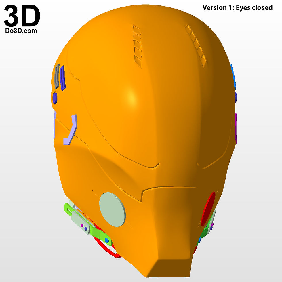 Thumbnail: Red Hood Arkham Knight Classic Helmet | 3D Printable Model #2092