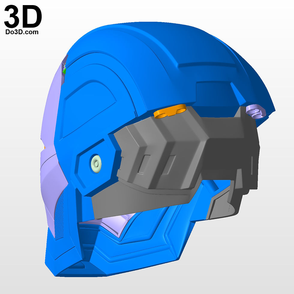 Thumbnail: Bones Helmet Iron Man 3 Mark XLI MK 41 3D Printable Model #BM83