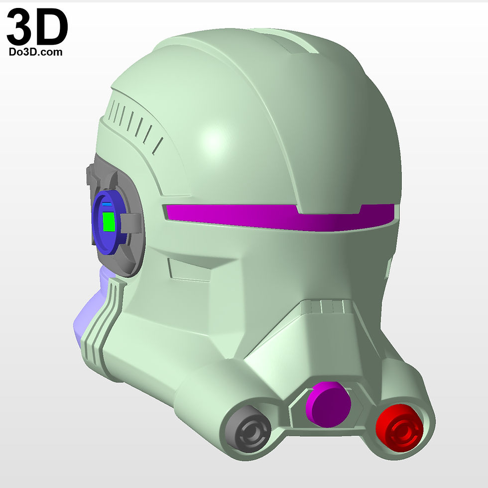 Thumbnail: Echo Bad Batch Full Body Armor | 3D Printable Model #E111