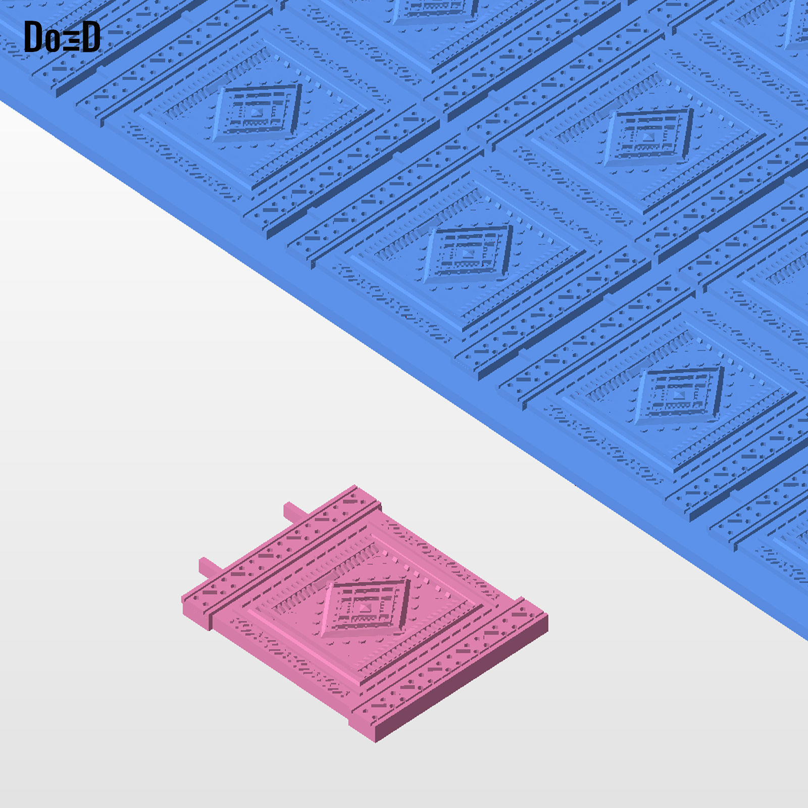 Chest Flat Pattern Doctor Doom Avengers Doomsday 3D Printable Model STL #CF351