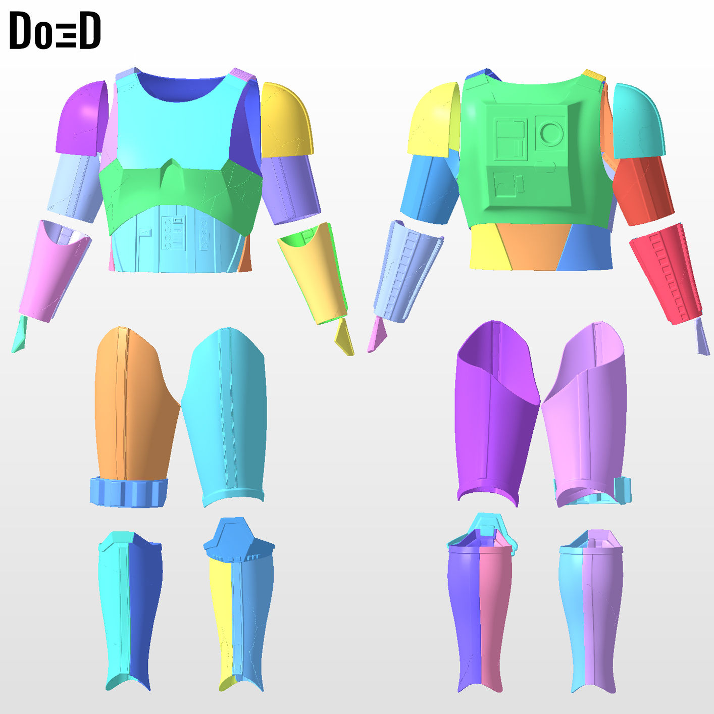 Captain Enoch from Ahsoka Armor Only (no helmet) | 3D Printable Model #EC23