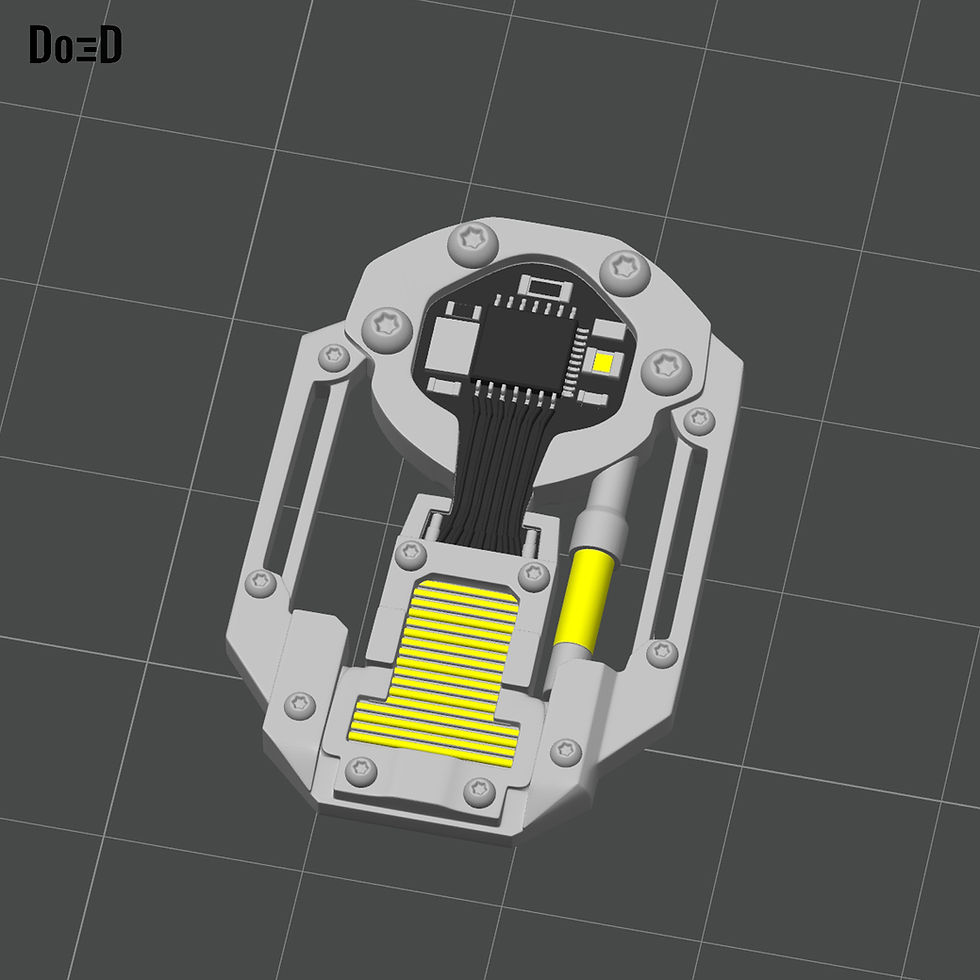 Thumbnail: Mutant Inhibitor Chip Spider-Man Brand New Day 3D Printable Model STL File #SM7
