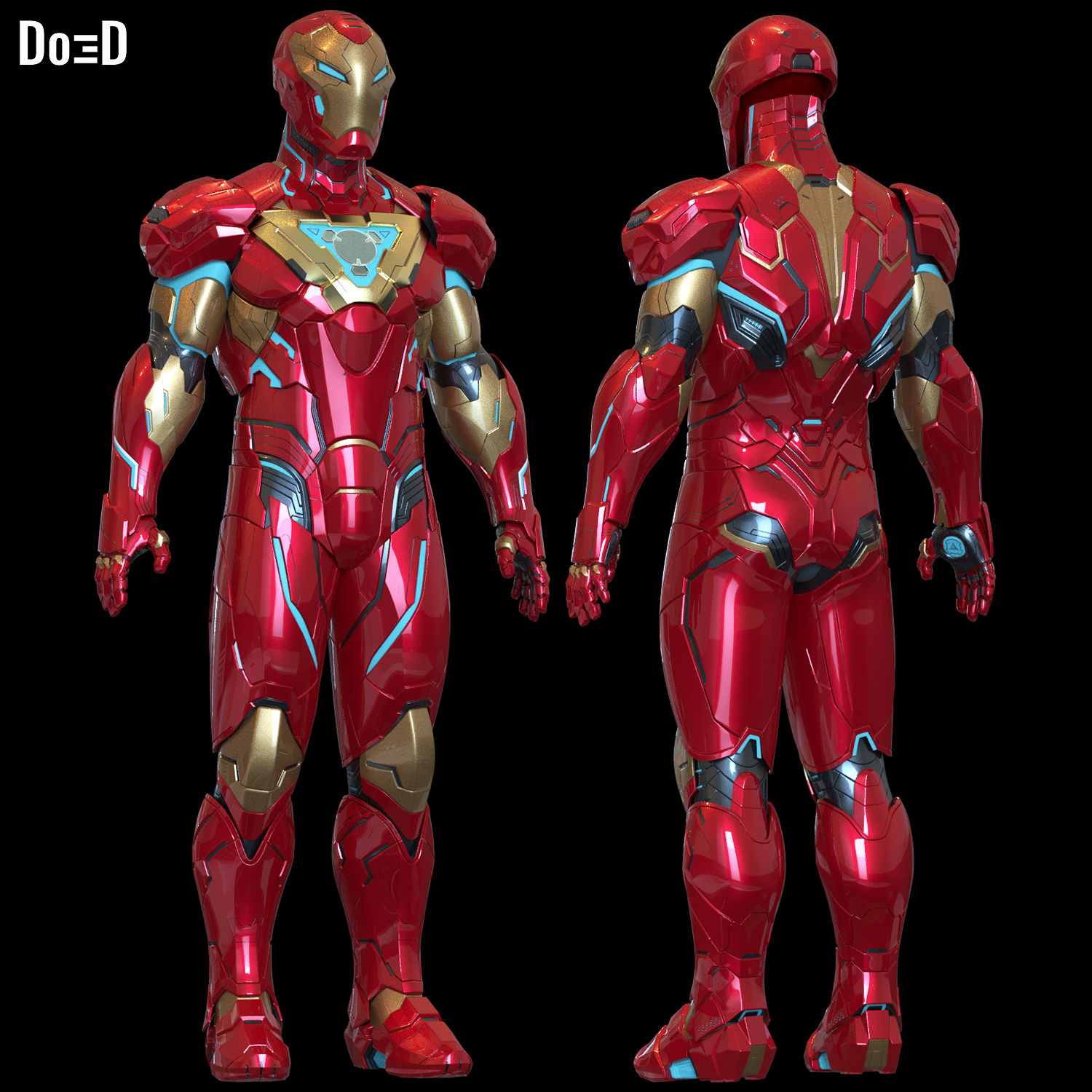 Iron Man Rivals OG Armor Suit 3D Printable Model #IR48