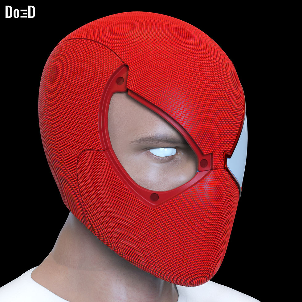 Thumbnail: Scarlet Spider-Man Helmet | 3D Printable Model #SS29
