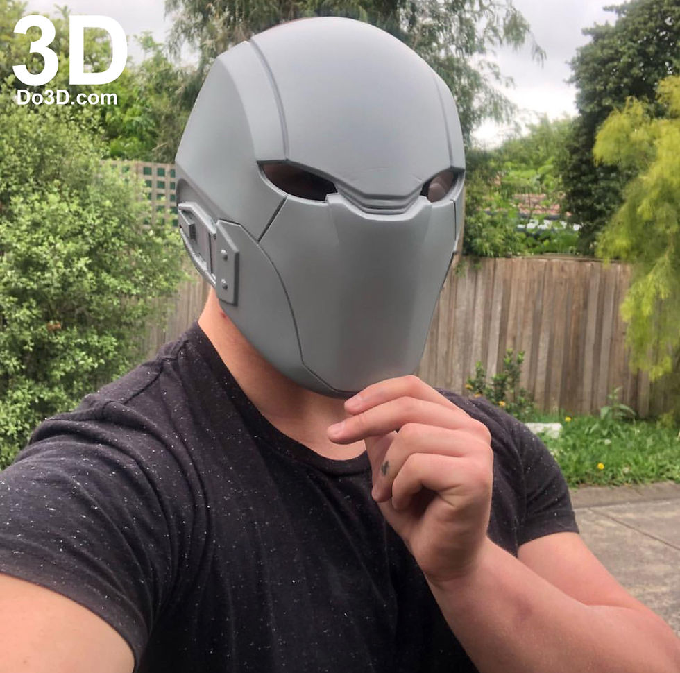 Thumbnail: Red Hood Injustice 2 Helmet Cowl | 3D Model Project #2712