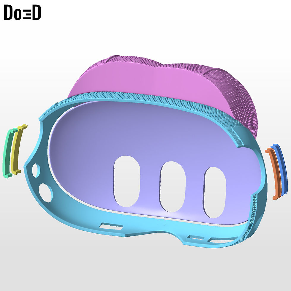 Thumbnail: Deadpool Inspired Meta Quest 3 Skin Cover | 3D Printable Model Print File #MQ13