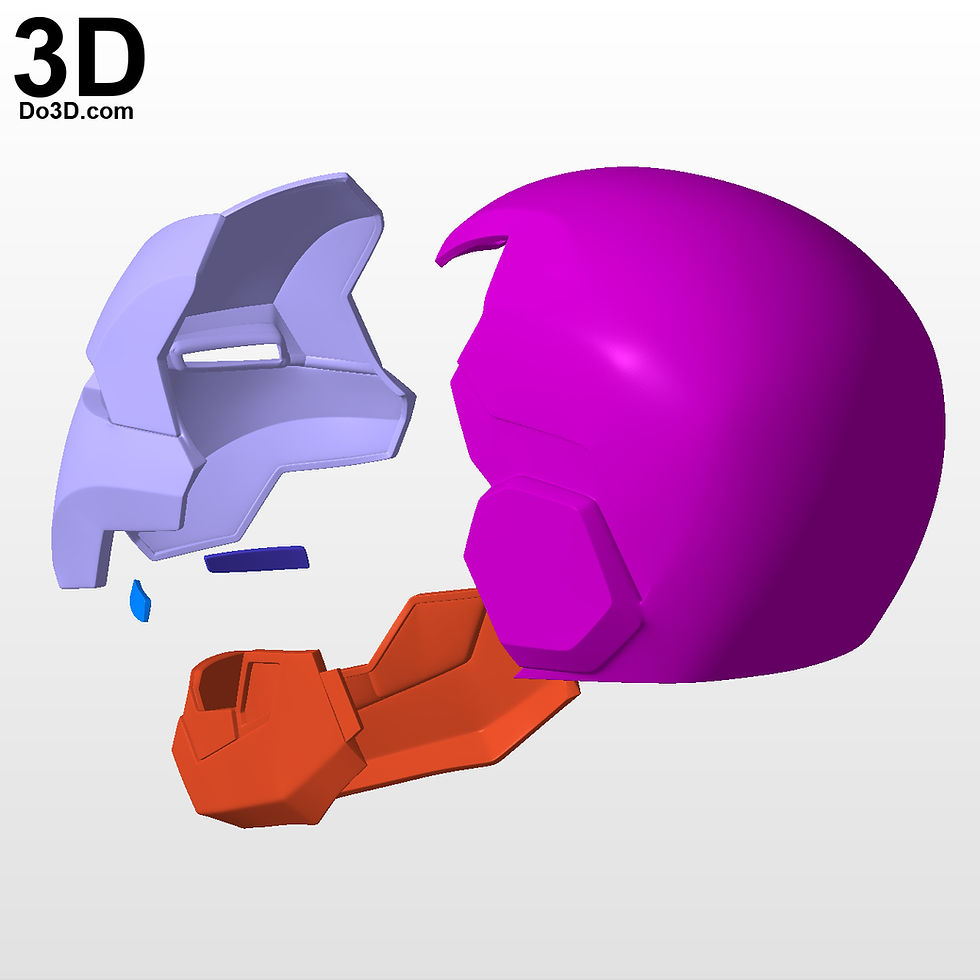 Thumbnail: Iron Man Fortnite Helmet Stark Industries Skin | 3D Printable Model #FT10