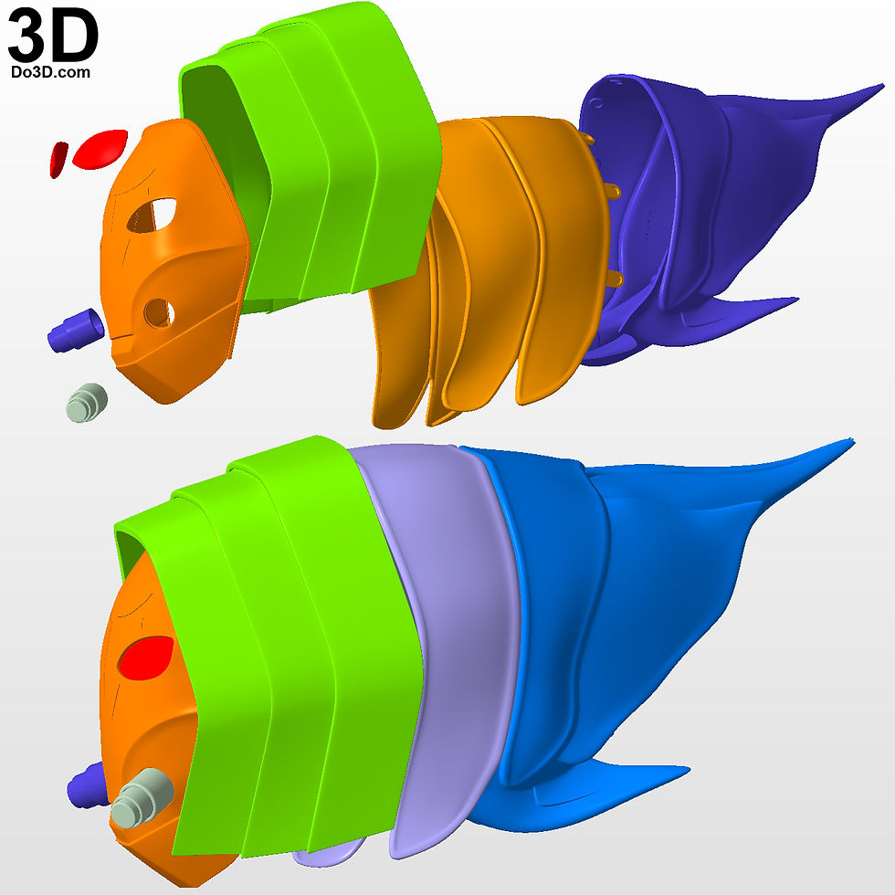 Thumbnail: Pyke  Syndicate Helmet / Mask Book of Boba Fett 3D Printable Model STL File #P79