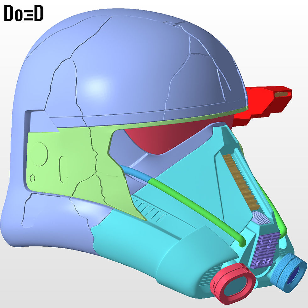 Thumbnail: Zombie Death Trooper Ahsoka | 3D Printable Model STl #ZT41