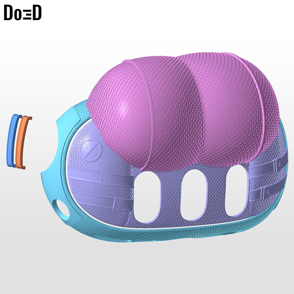 Thumbnail: Deadpool Inspired Meta Quest 3 Skin Cover | 3D Printable Model Print File #MQ13